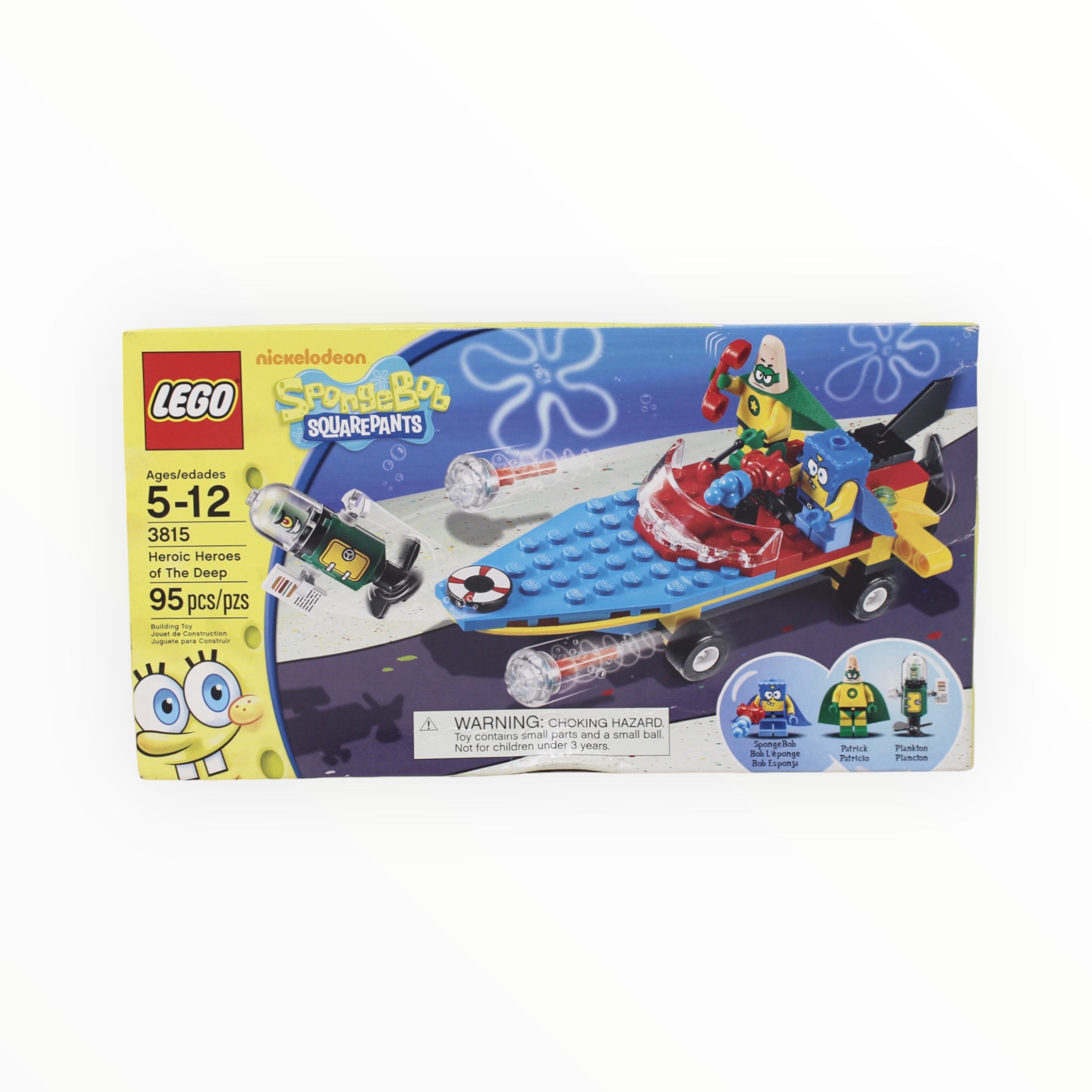 Retired Set 3815 Spongebob Squarepants Heroic Heroes of the Deep