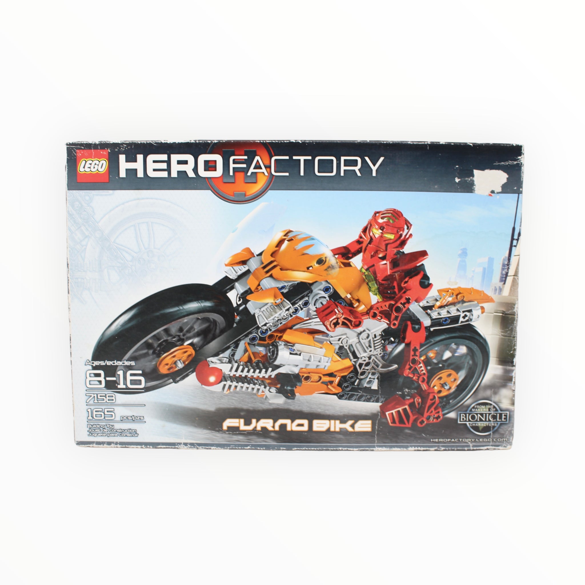 Retired Set 7158 Hero Factory Furno Bike