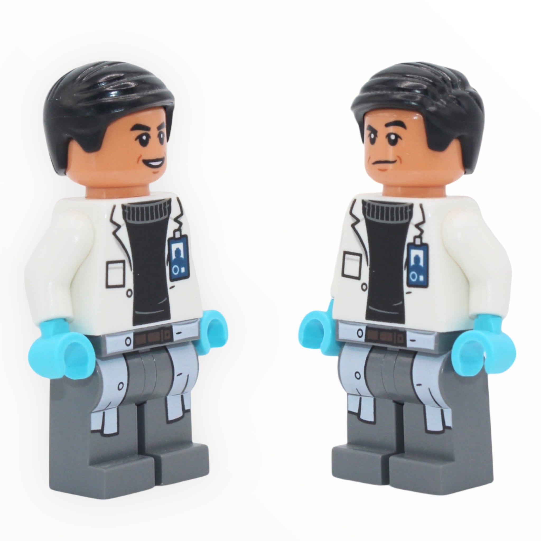 Dr. Henry Wu (white lab coat)