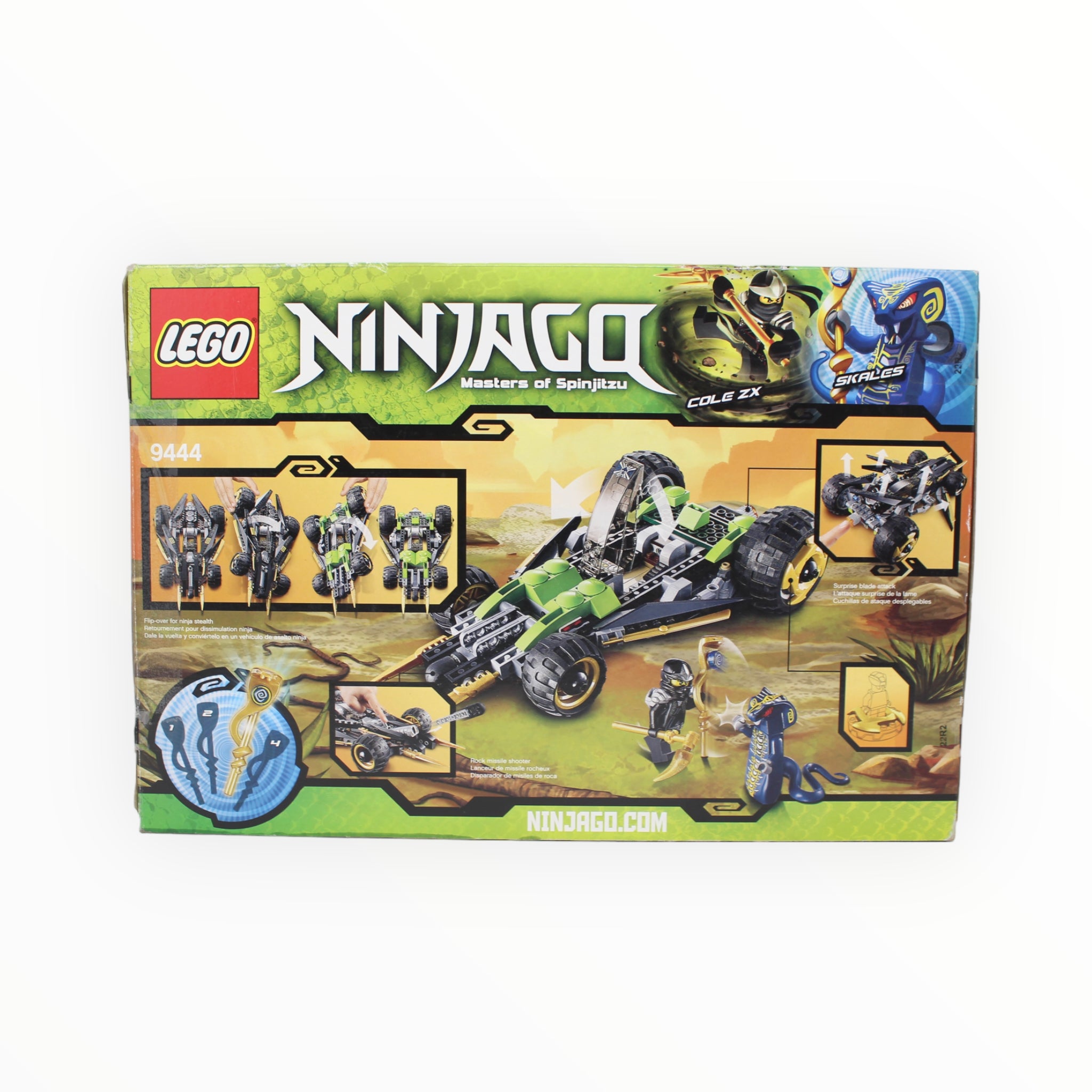 Certified Used Set 9444 Ninjago Cole s Tread Assault