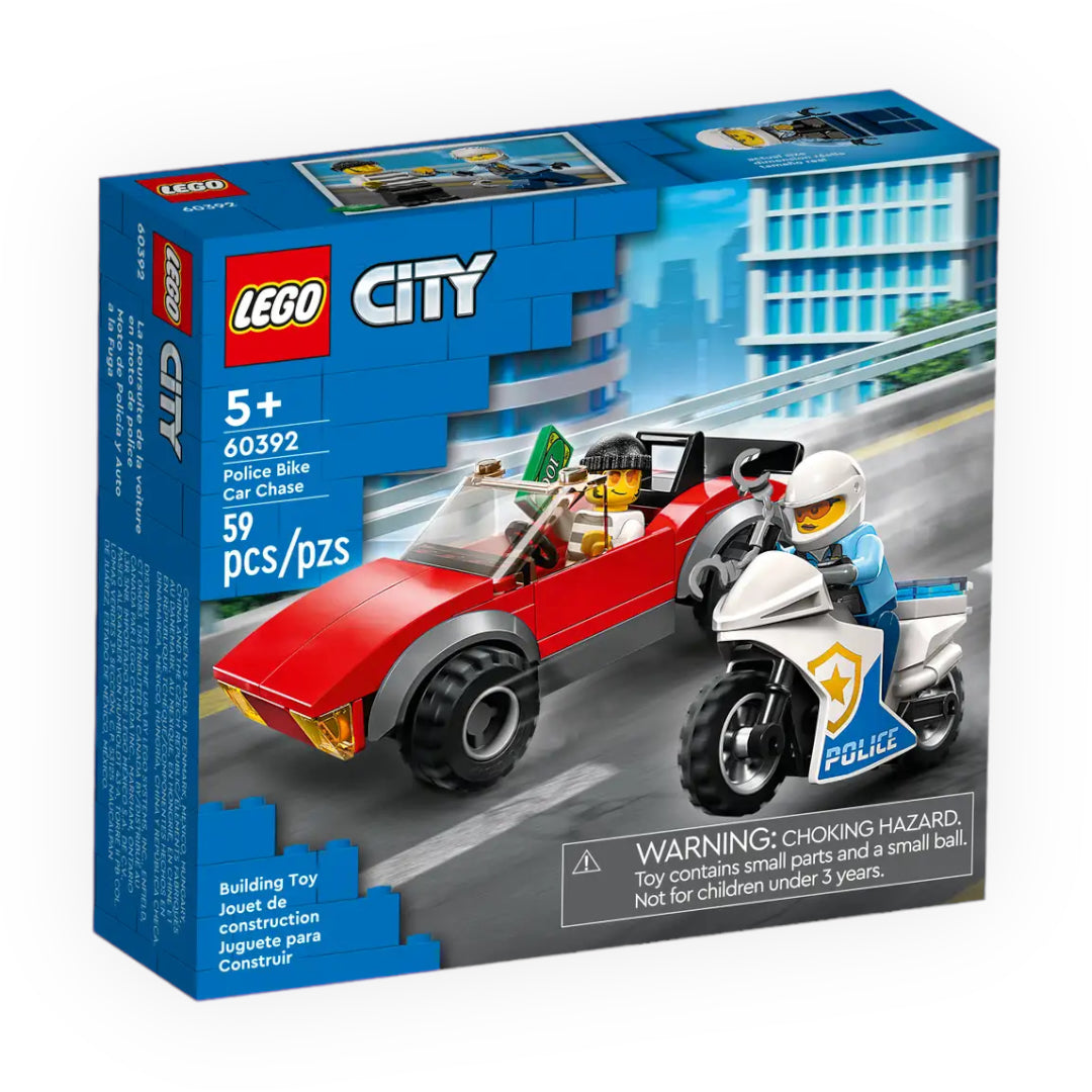 60392 City Police Bike Car Chase