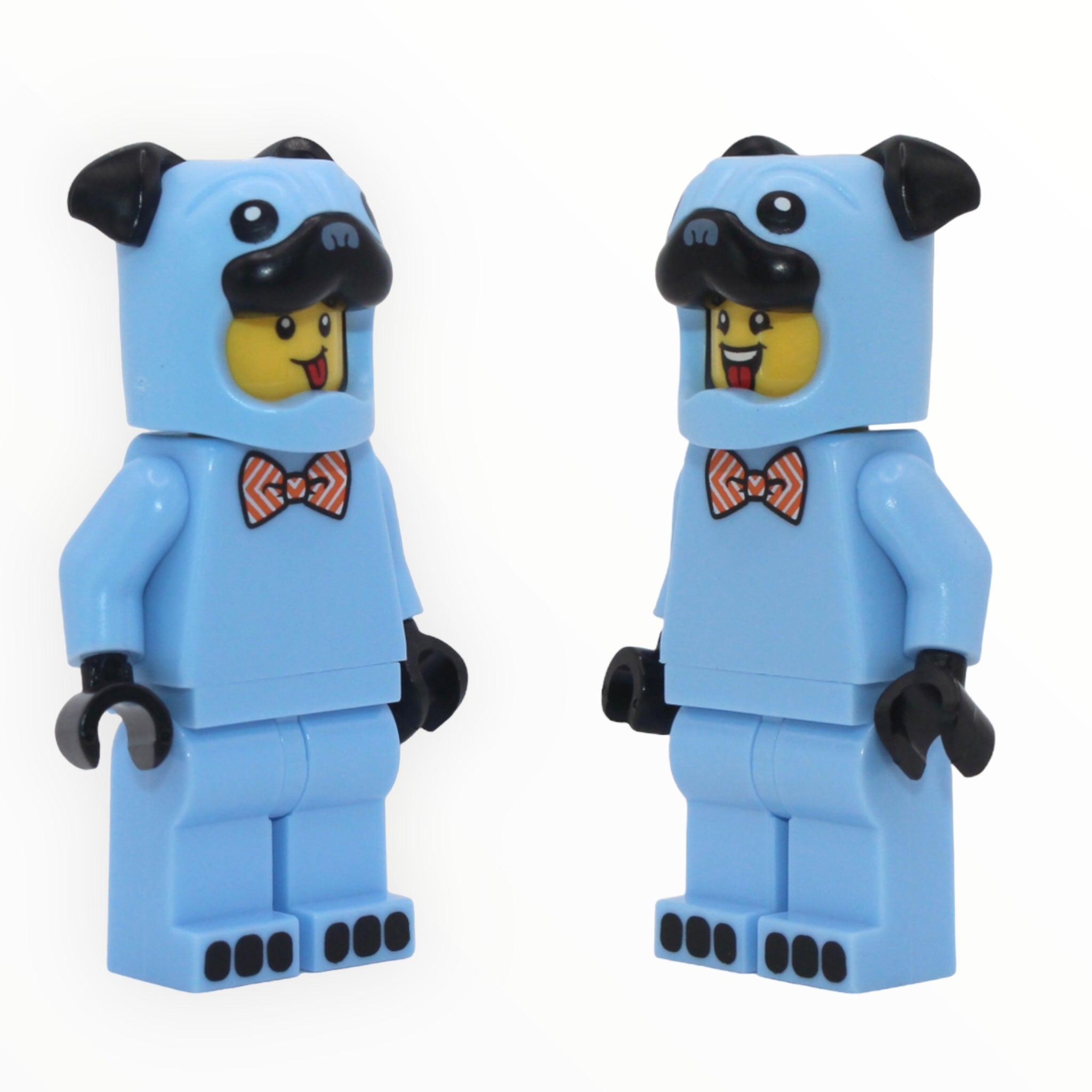 Pug Costume Guy (bright light blue)