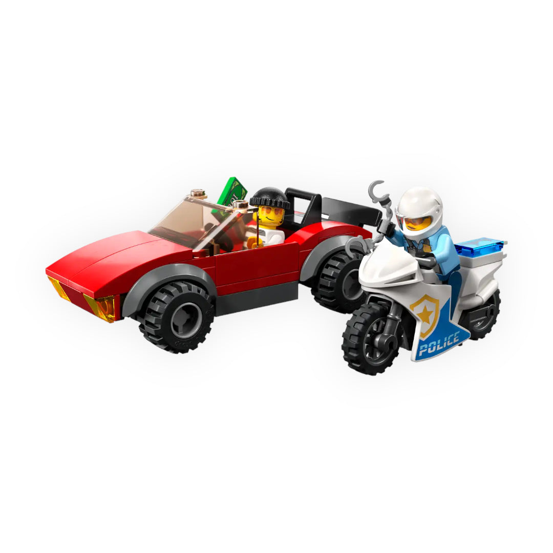 60392 City Police Bike Car Chase