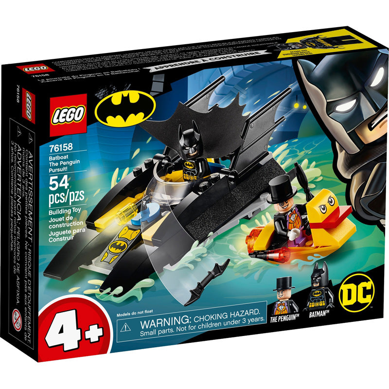 Retired Set 76158 Batboat The Penguin Pursuit!