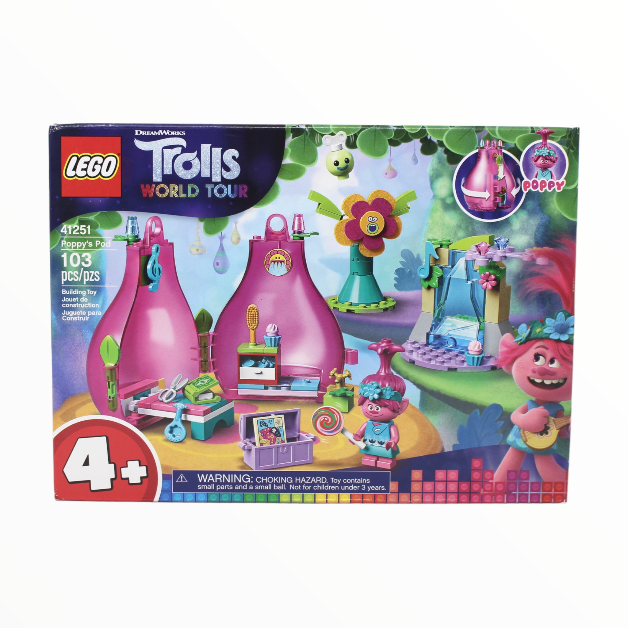 Retired Set 41251 Trolls World Tour Poppy s Pod