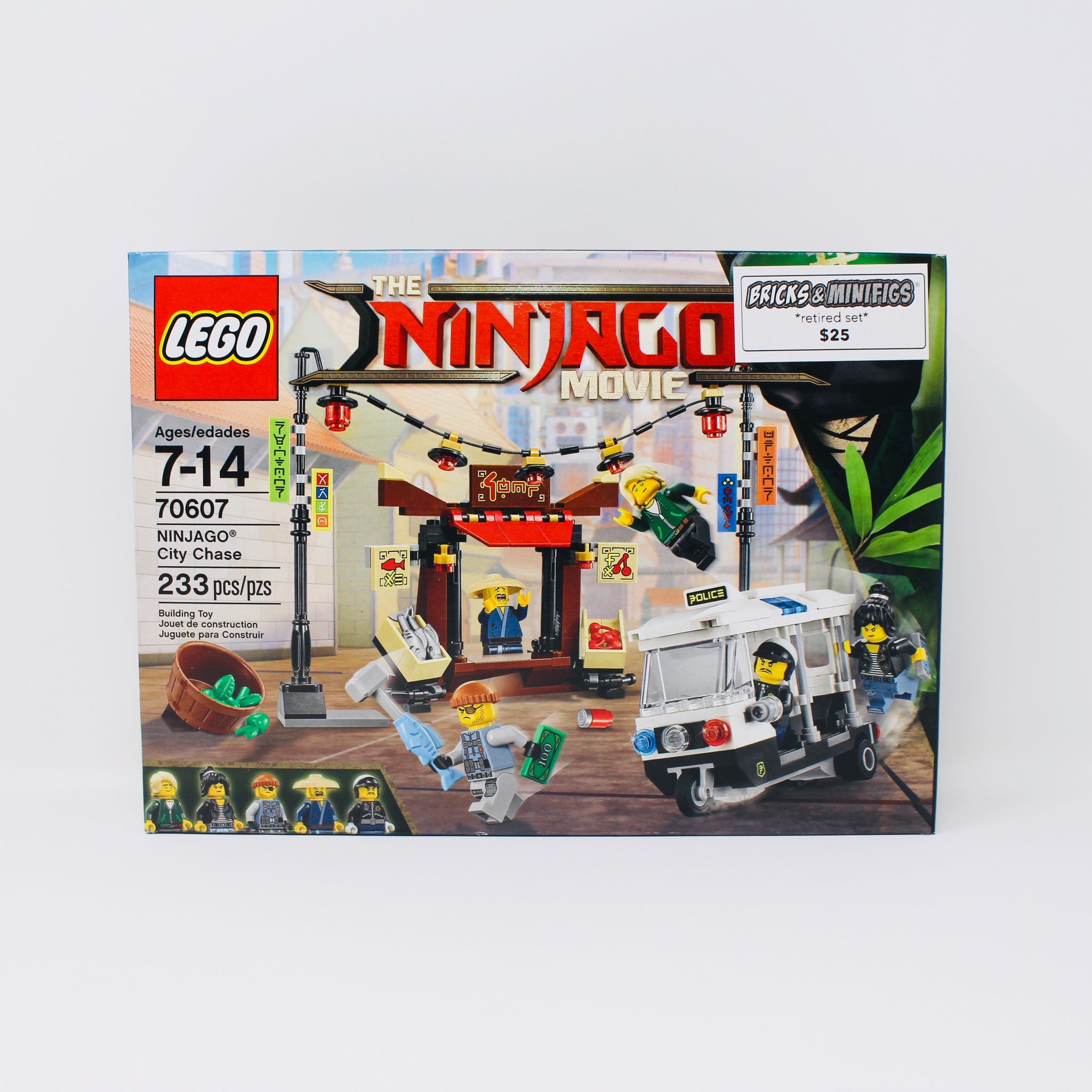 Retired Set 70607 The Ninjago Movie Ninjago City Chase