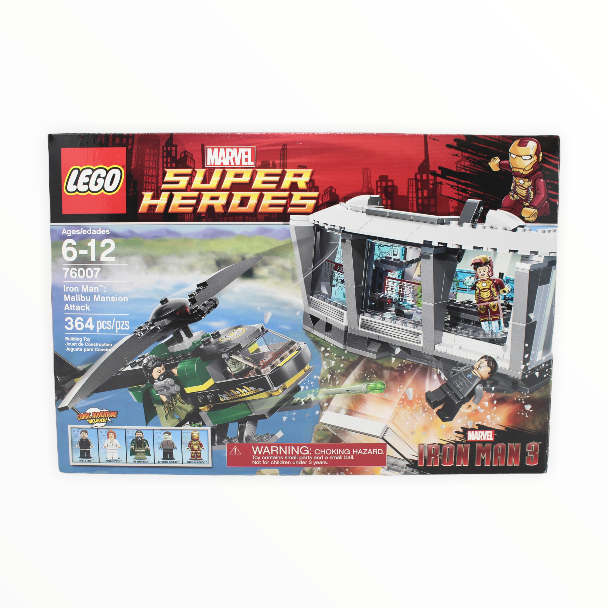 Certified Used Set 76007 Marvel Super Heroes Iron Man: Malibu Mansion Attack