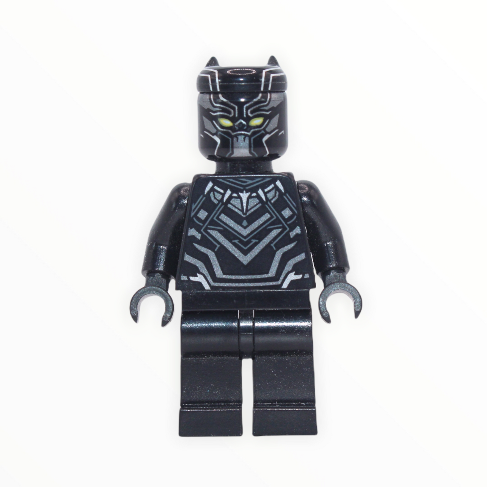 Black Panther (Civil War, printed headpiece, teeth necklace, 2016)