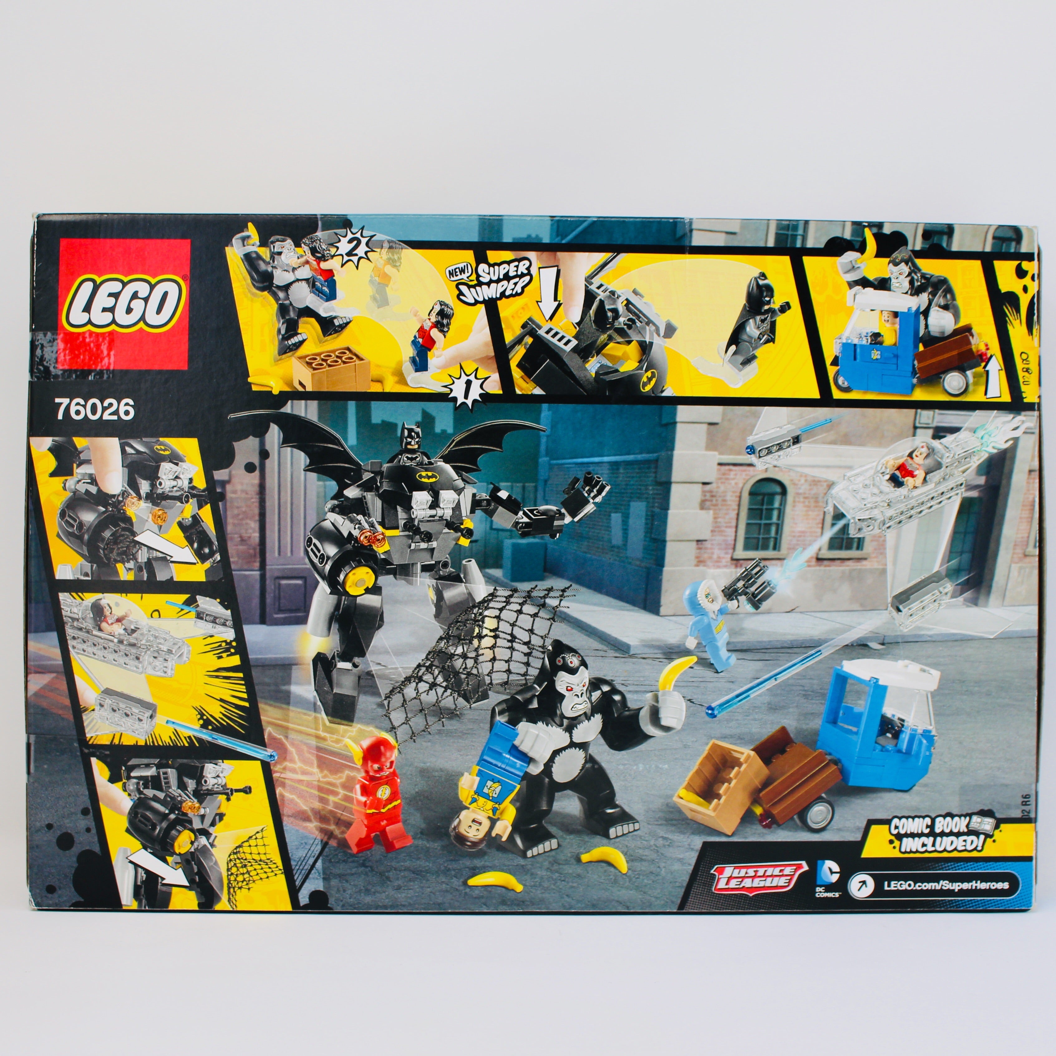 Lego batman gorilla grodd goes online bananas