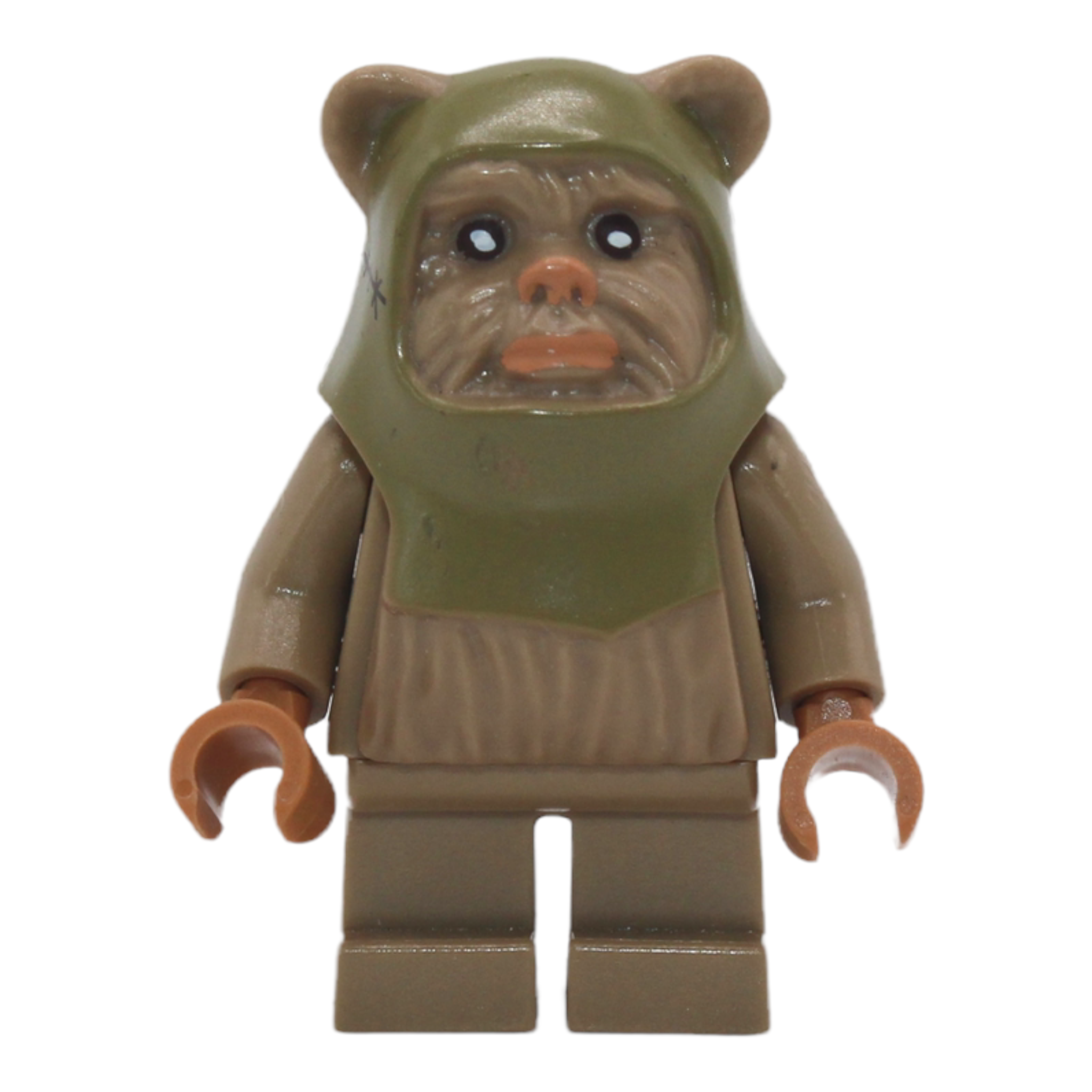 Ewok Warrior (dark tan with olive green hood)