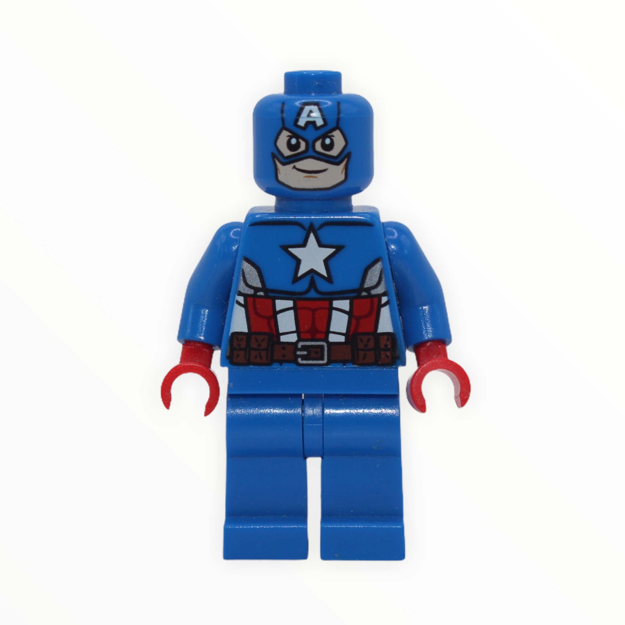 Captain America (blue suit, brown belt)