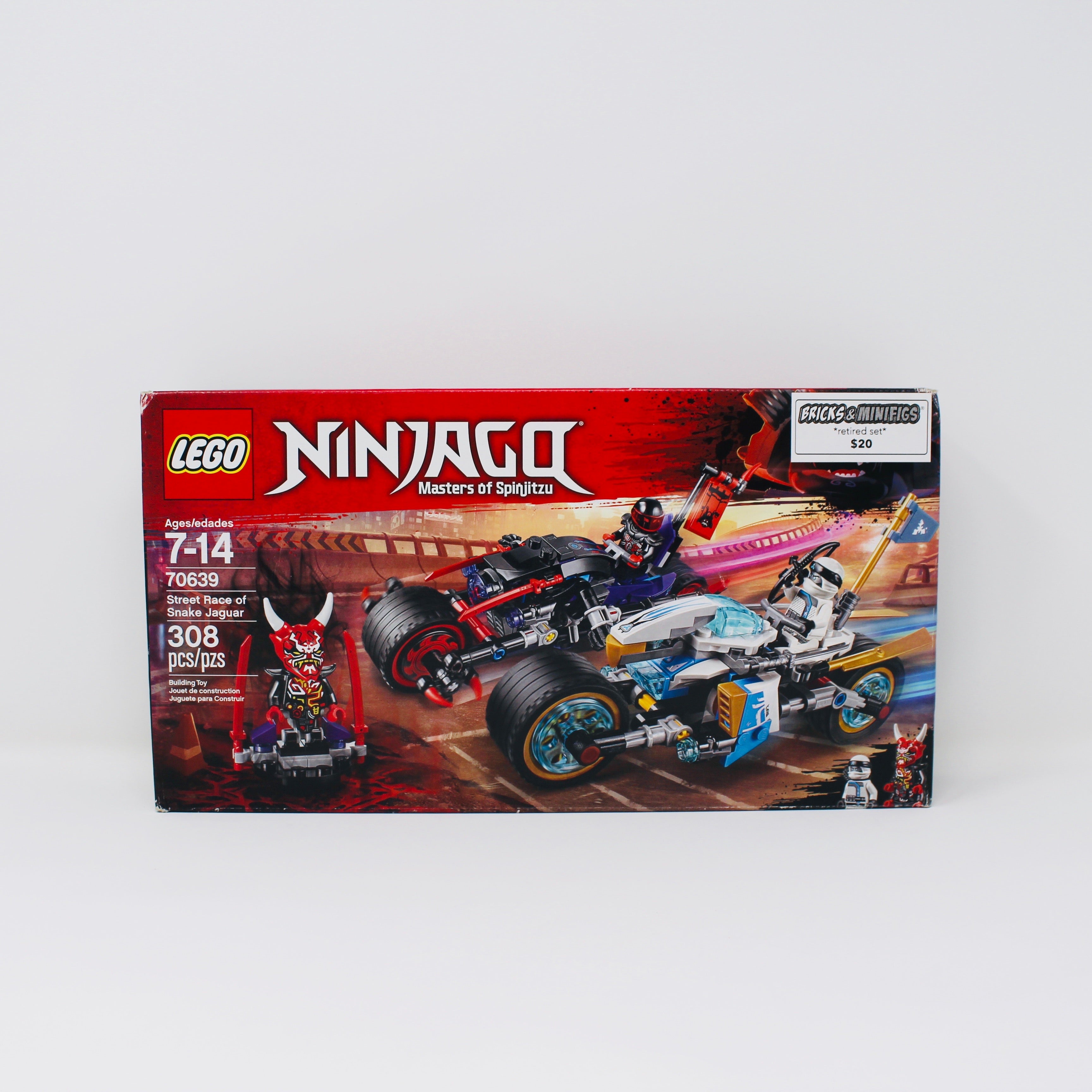 Retired Set 70639 Ninjago Street Race of Snake Jaguar