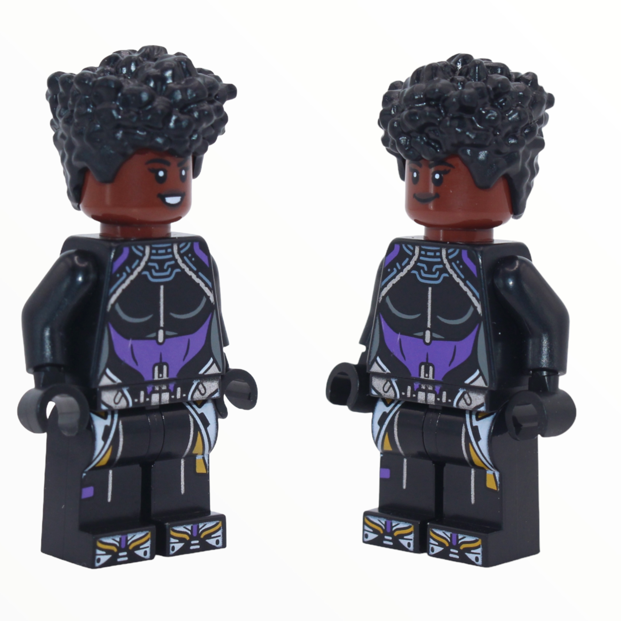 Shuri (black and dark purple top)