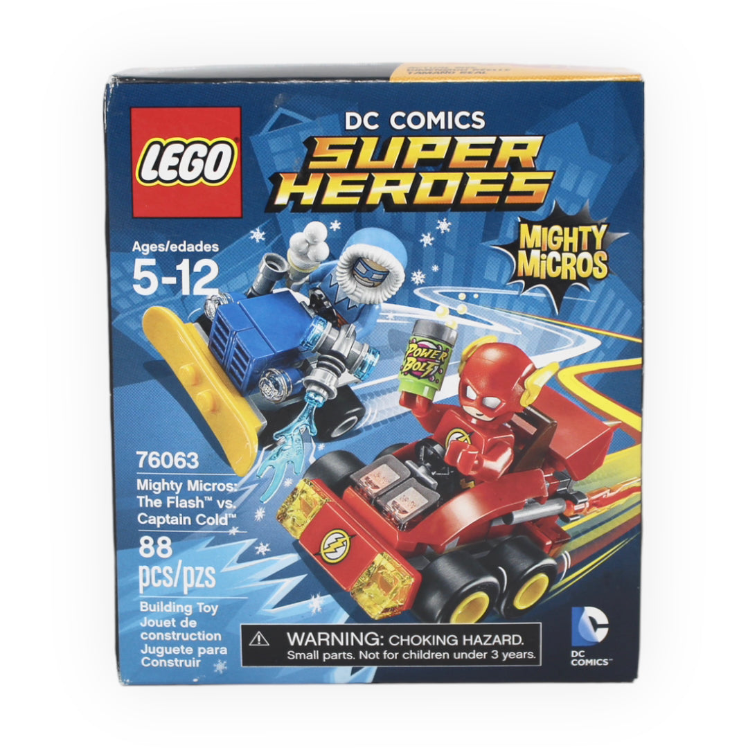 Retired Set 76063 DC Super Heroes Mighty Micros: The Flash vs. Captain Cold