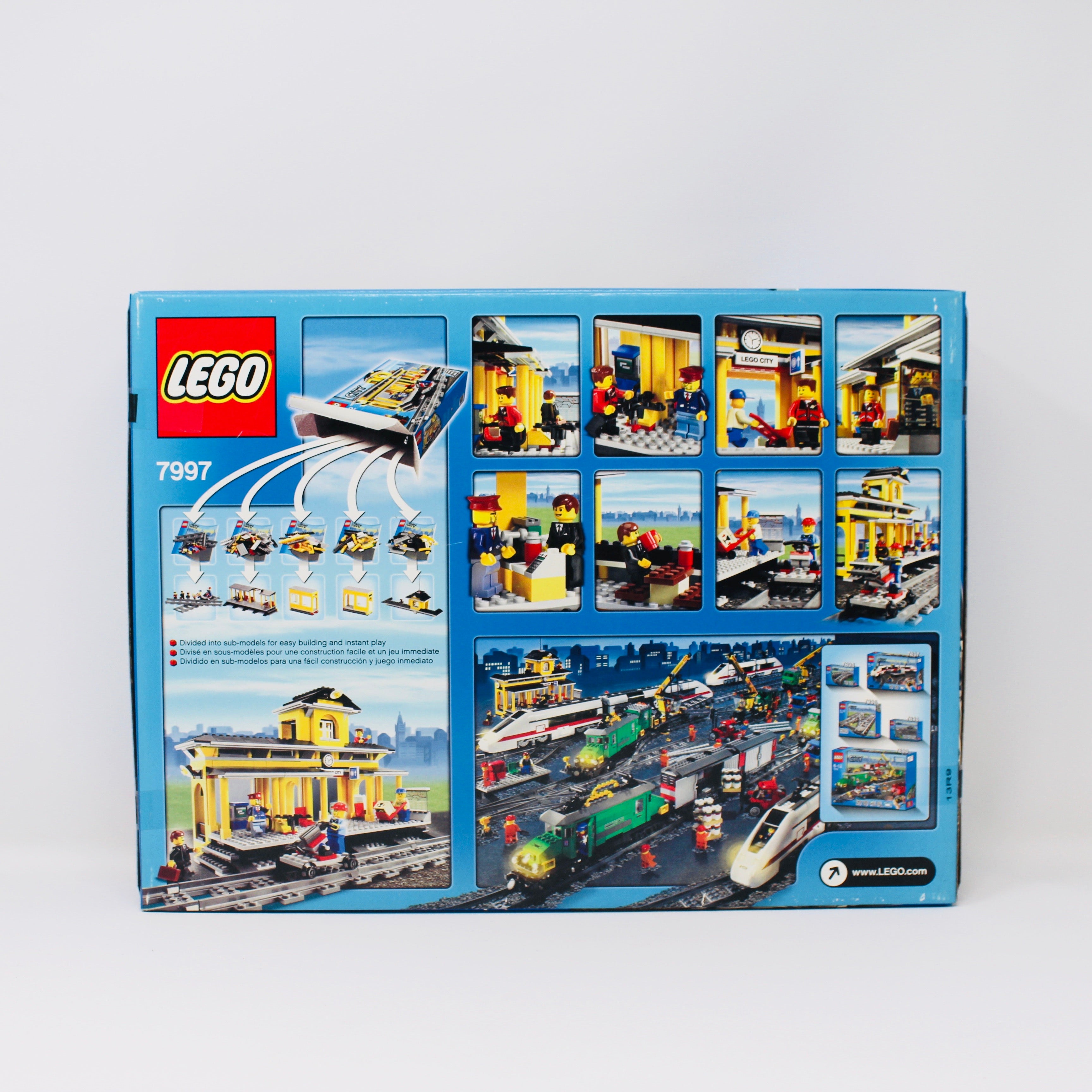 Lego city train station hot sale 7997