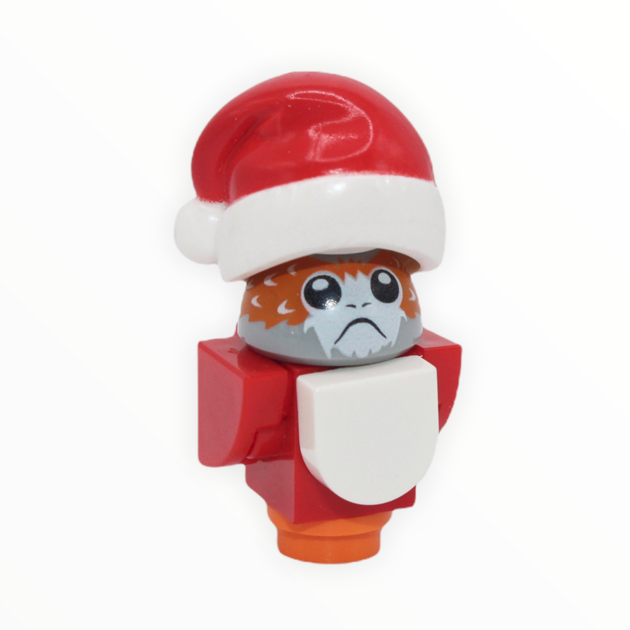 Christmas Porg (red body, wings, tail, Santa hat)