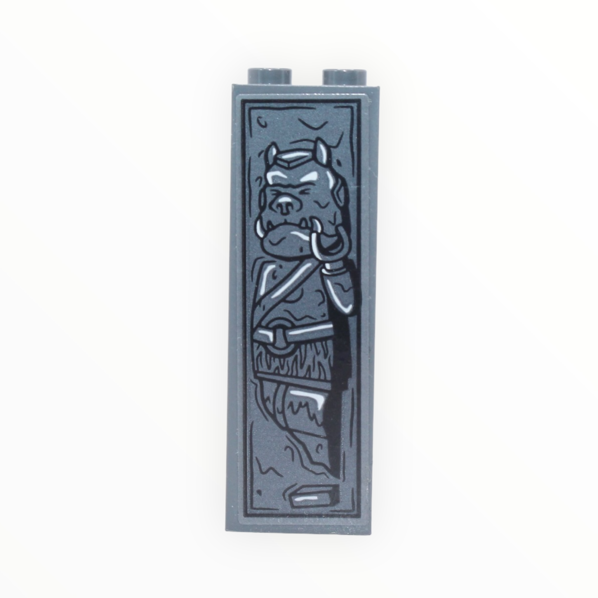 Gamorrean Guard in Carbonite (1x2x5 brick with sticker, 2021)