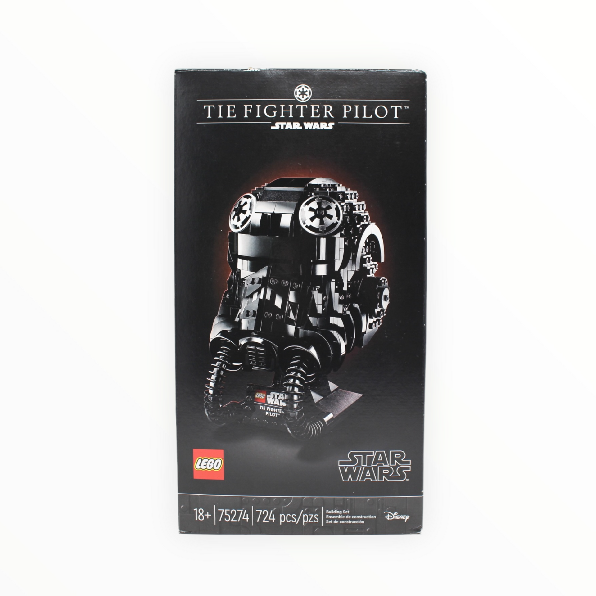 Retired store tie fighter pilot helmet 75274