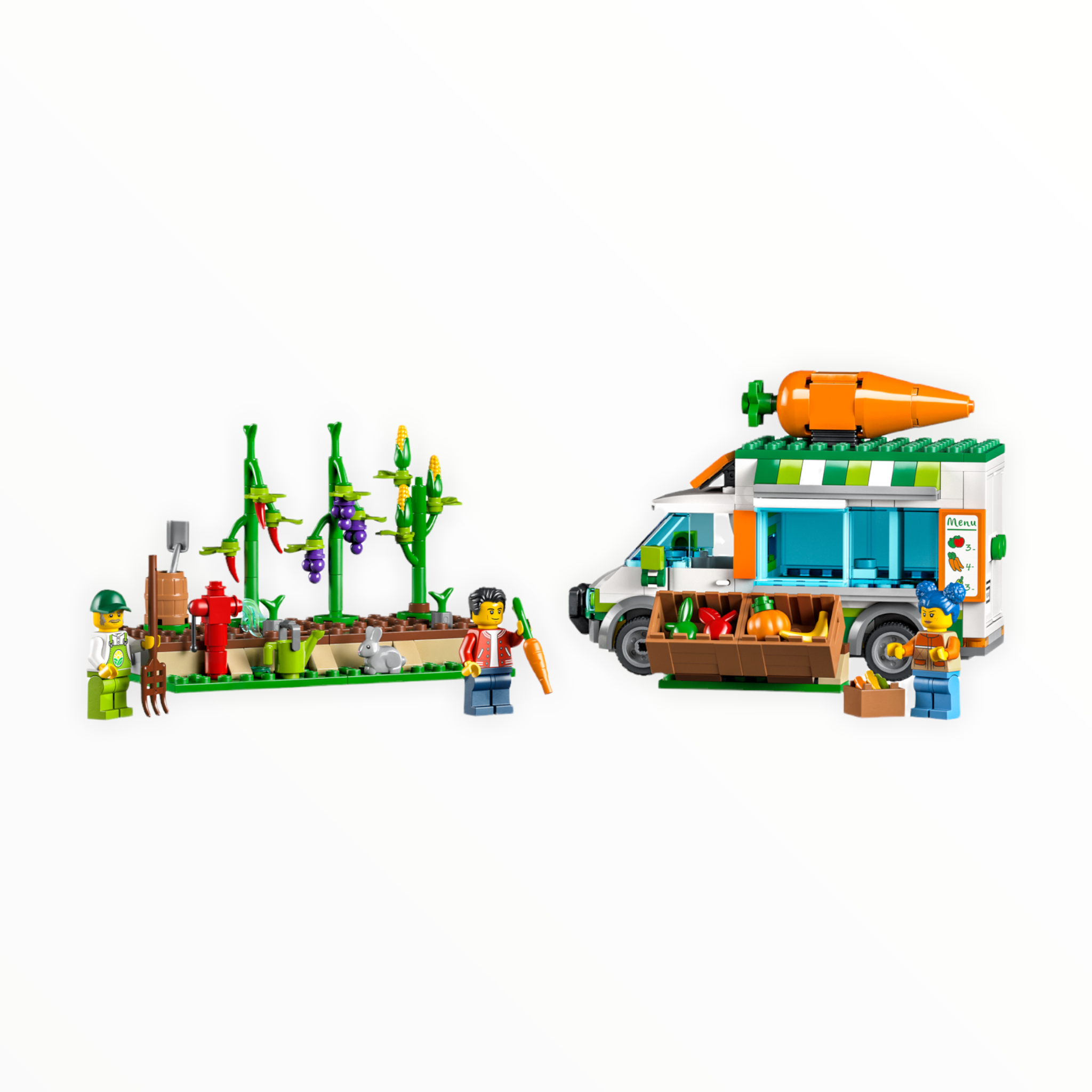 Retired Set 60345 City Farmers Market Van