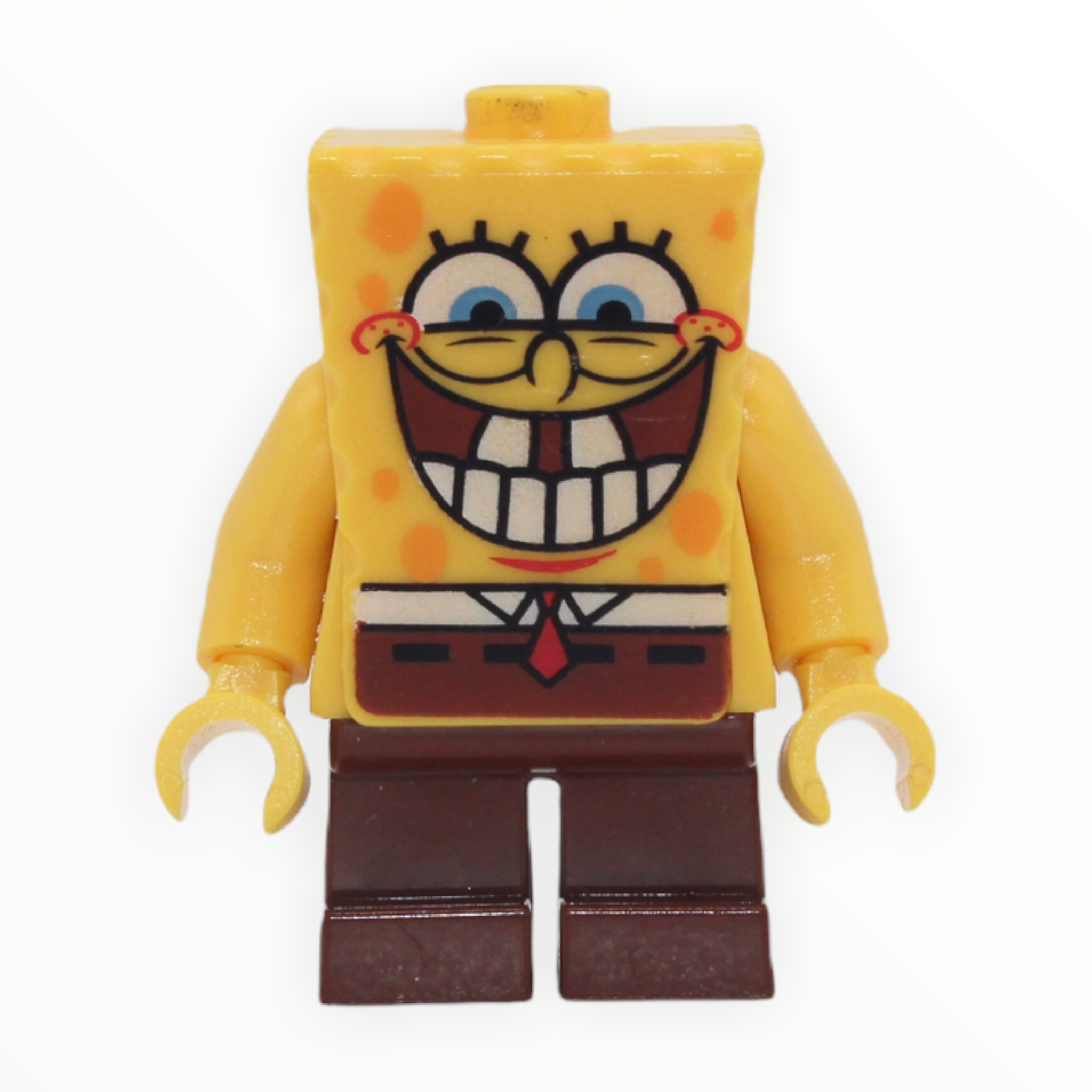Spongebob Squarepants (grin with bottom teeth)