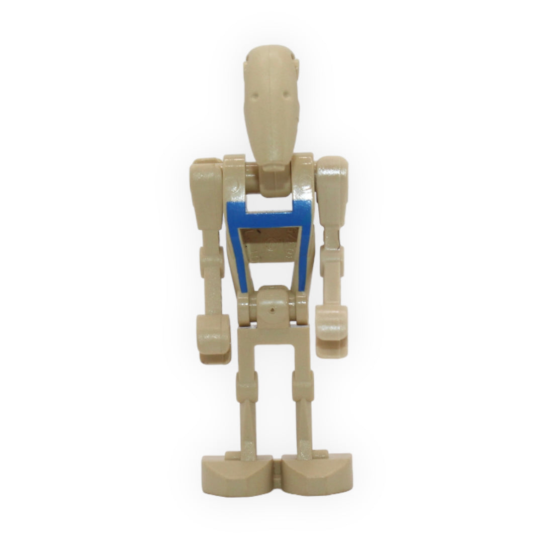 Battle Droid Pilot (tan torso, blue insignia, 2001)