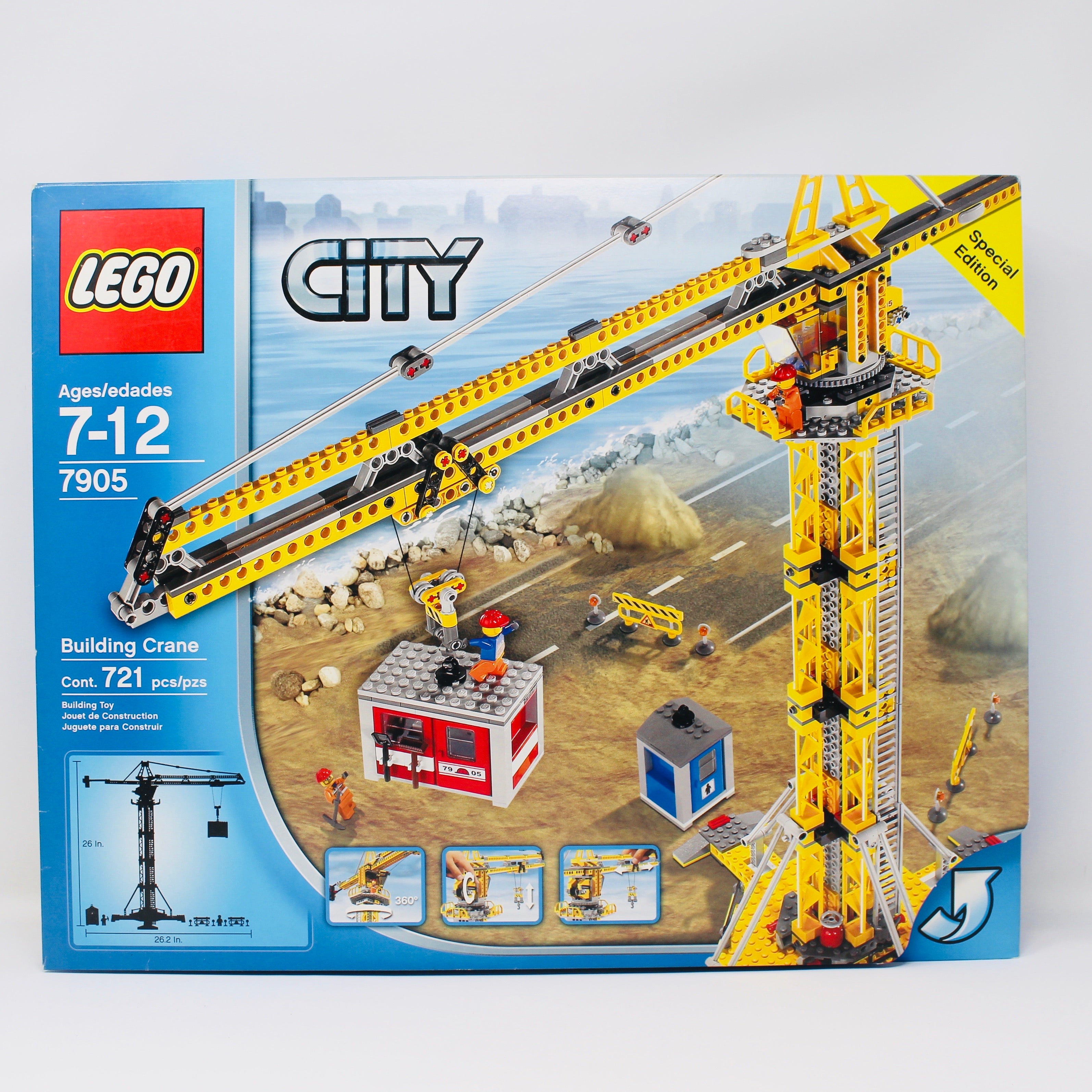 Lego 7905 2025 city building crane