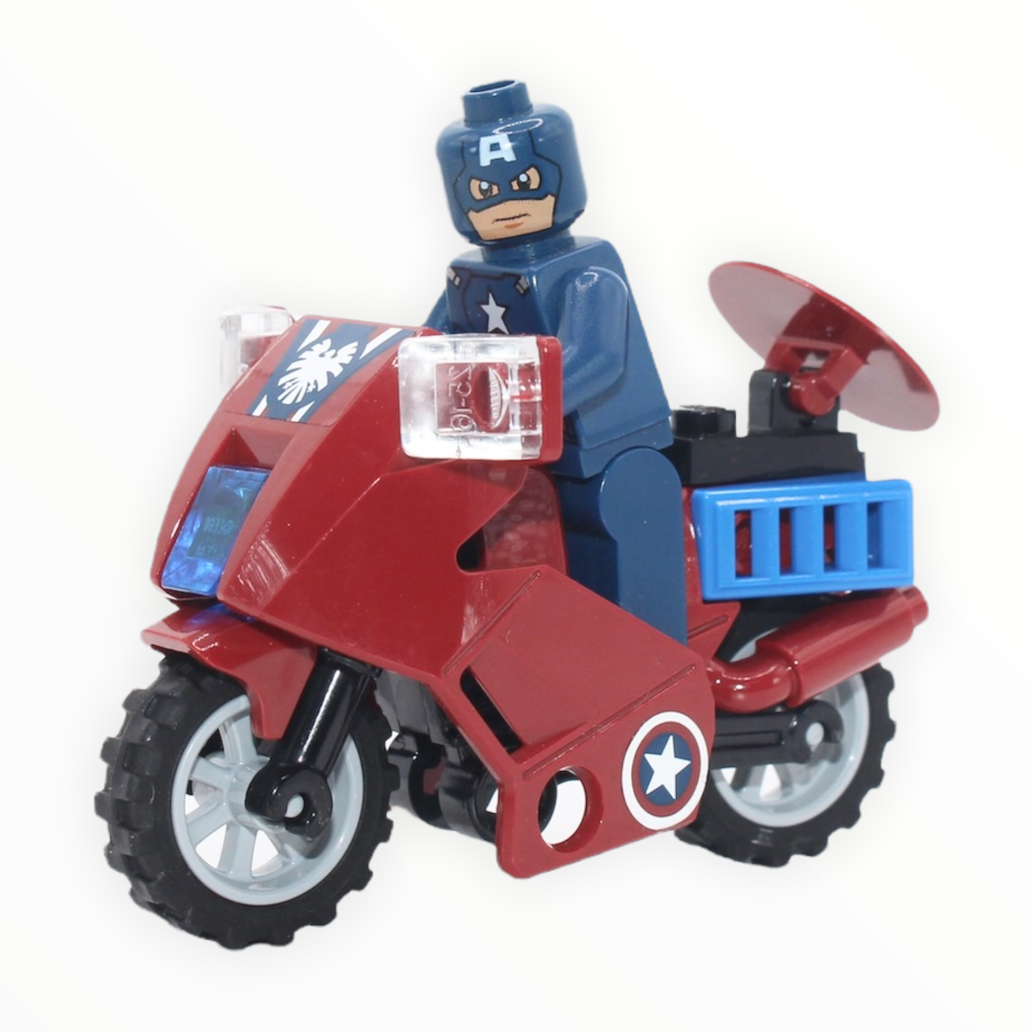 Captain America with shield and Avenging Cycle (2012)