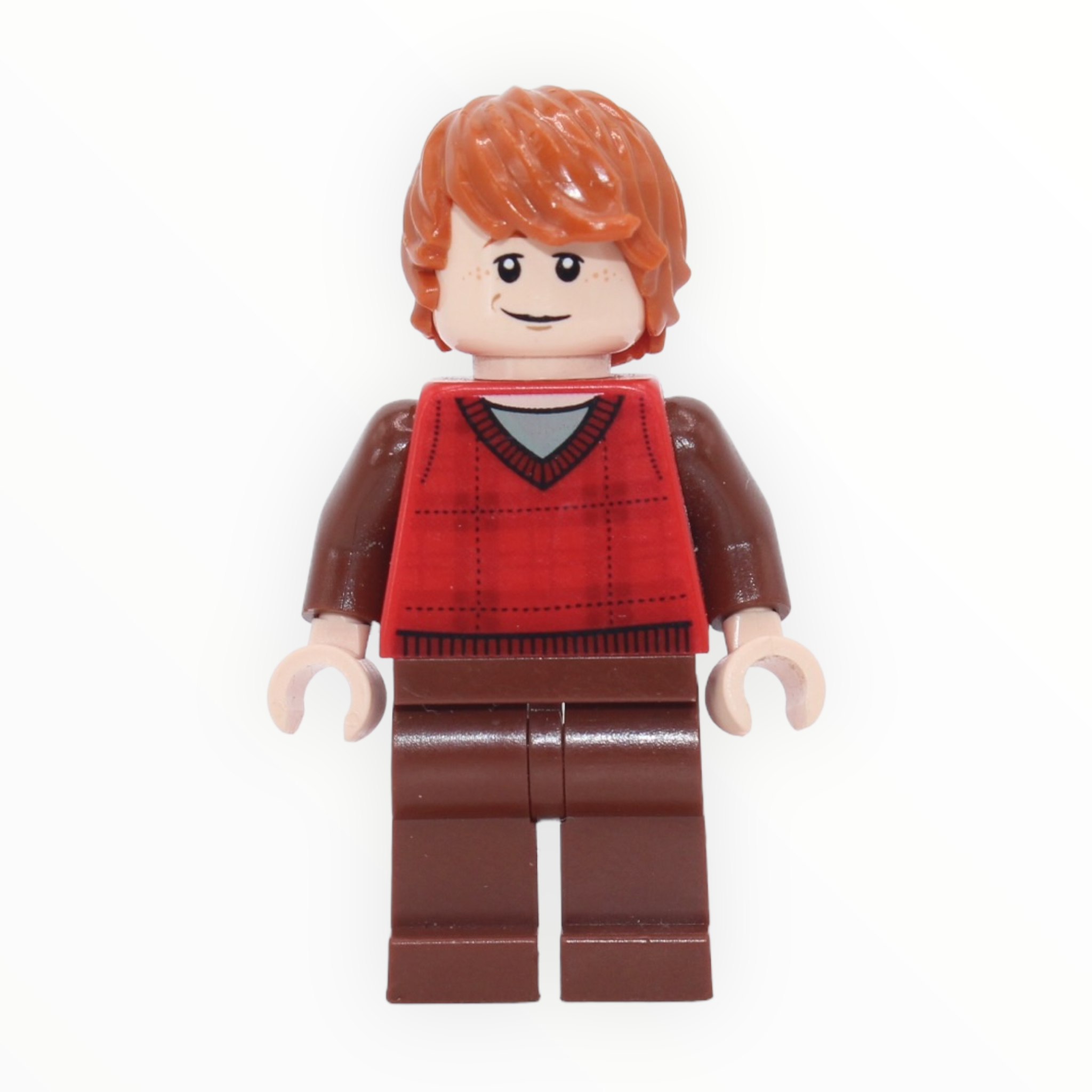 Ron Weasley (red Tartan sweater, reddish brown legs, 2011)